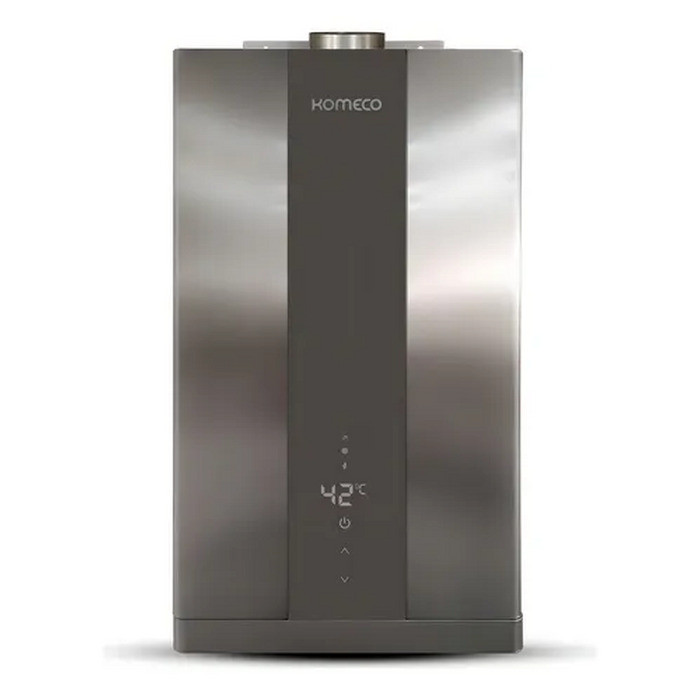 Aquecedor a Gás Komeco Ko 26DI GN Digital Inox 26 Litros Vazão Forte Bivolt