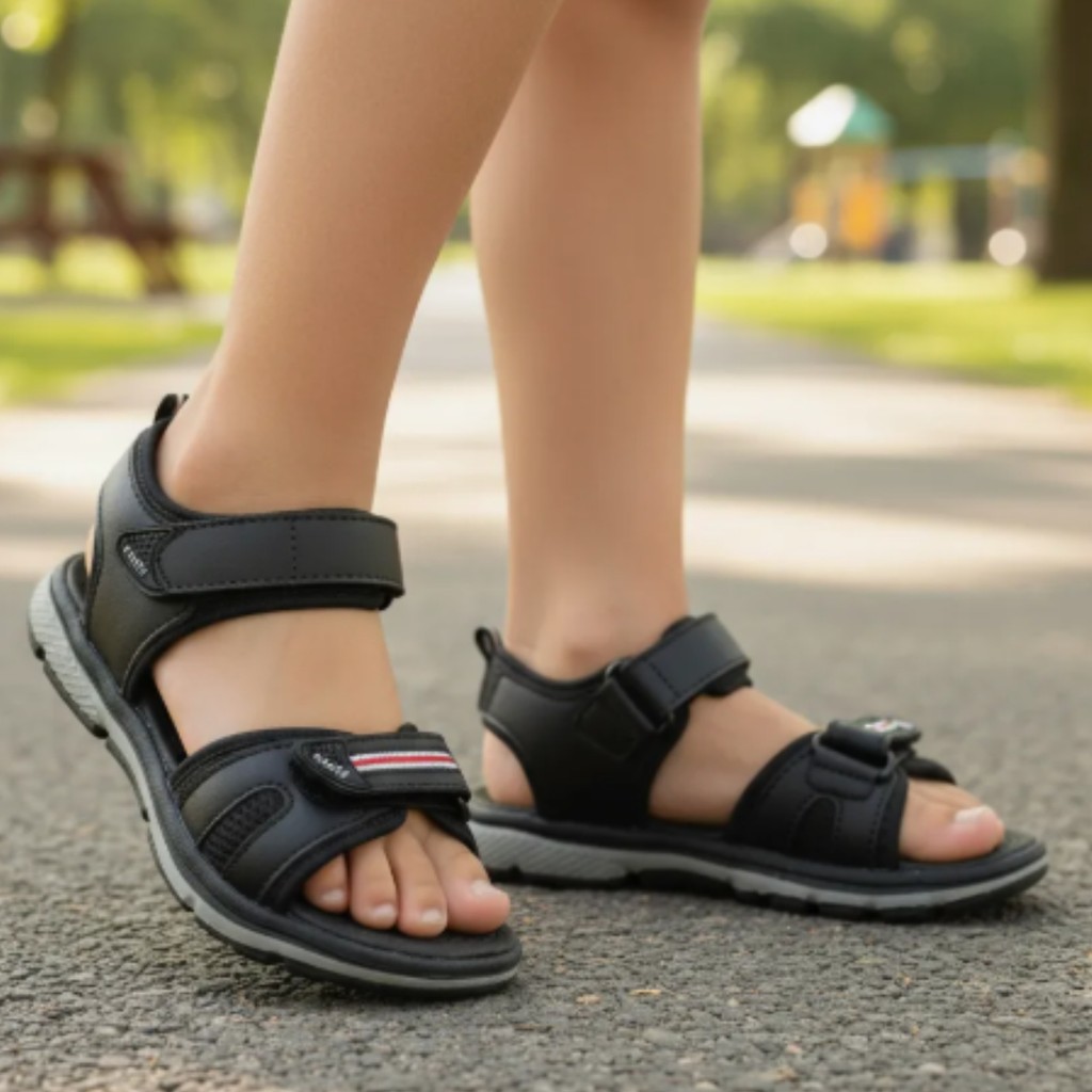 Sandália Infantil Masculina Papete Menino Criança Confortável Escolar Natal Anatômica Verão