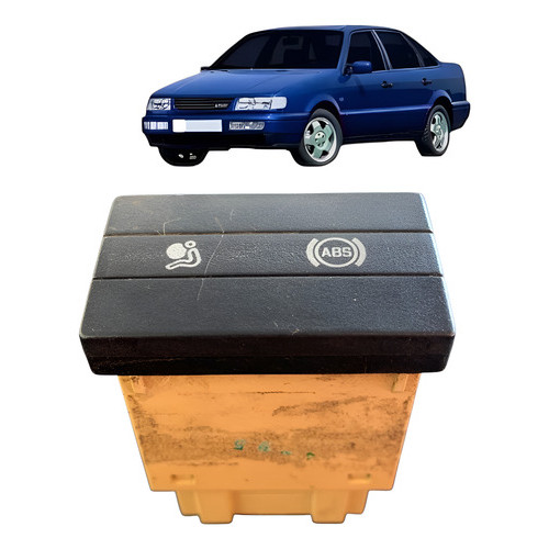 Botão Abs Painel Central Vw Passat Alemão 1994 1995 A 1998 Preto