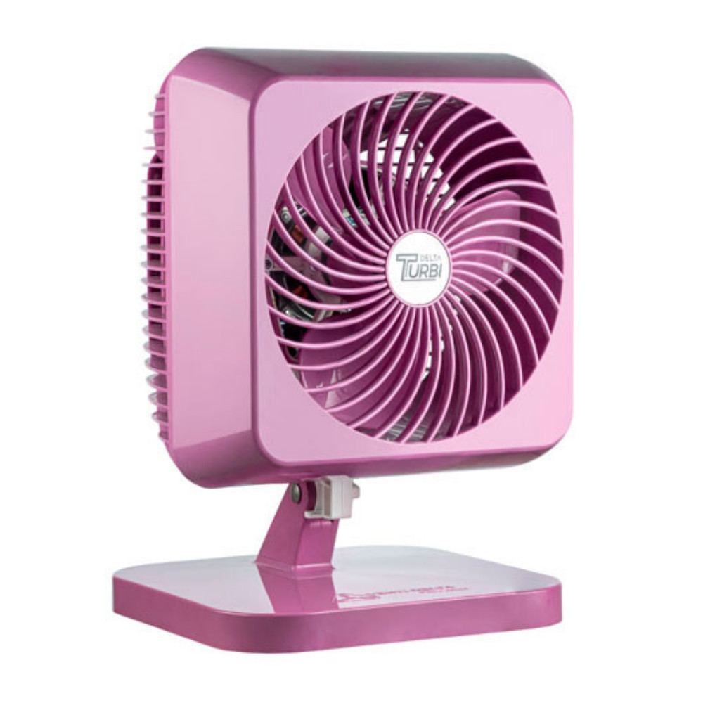 Ventilador De Mesa ou Parede 30cm 130W 127V ROSA Oscilante Delta Turbi 62-3106 Ventidelta