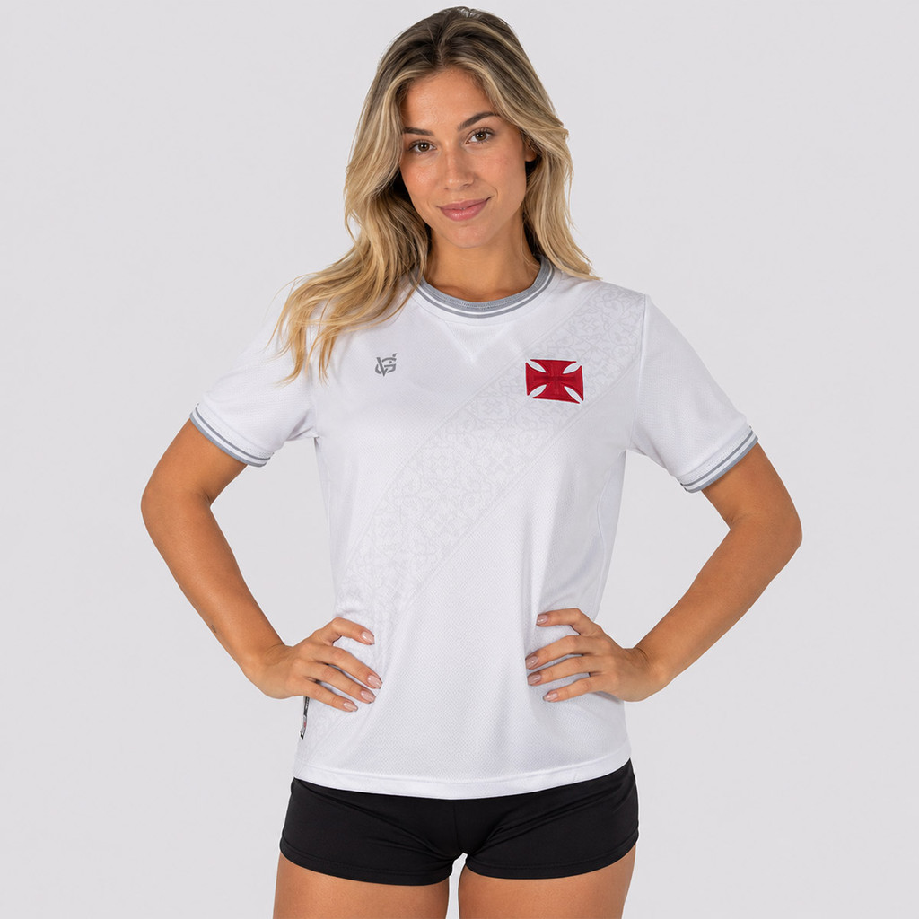 Camisa Vasco Pureza Feminina Branca