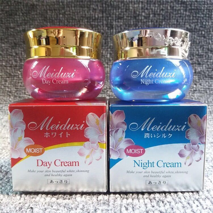 Taiwan Meiduzi Meiduzi Creme de Dia Creme Noturno Clareador Remoção de Sardas Creme de Noite Manhã Salão de Beleza Produ
