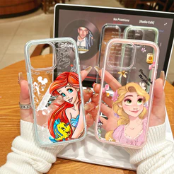 Capa protetora transparente para MOTO G04 G13 G14 G15 G20 G22 G32 G34 G35 G60 G84 Lindo padrão de princesa