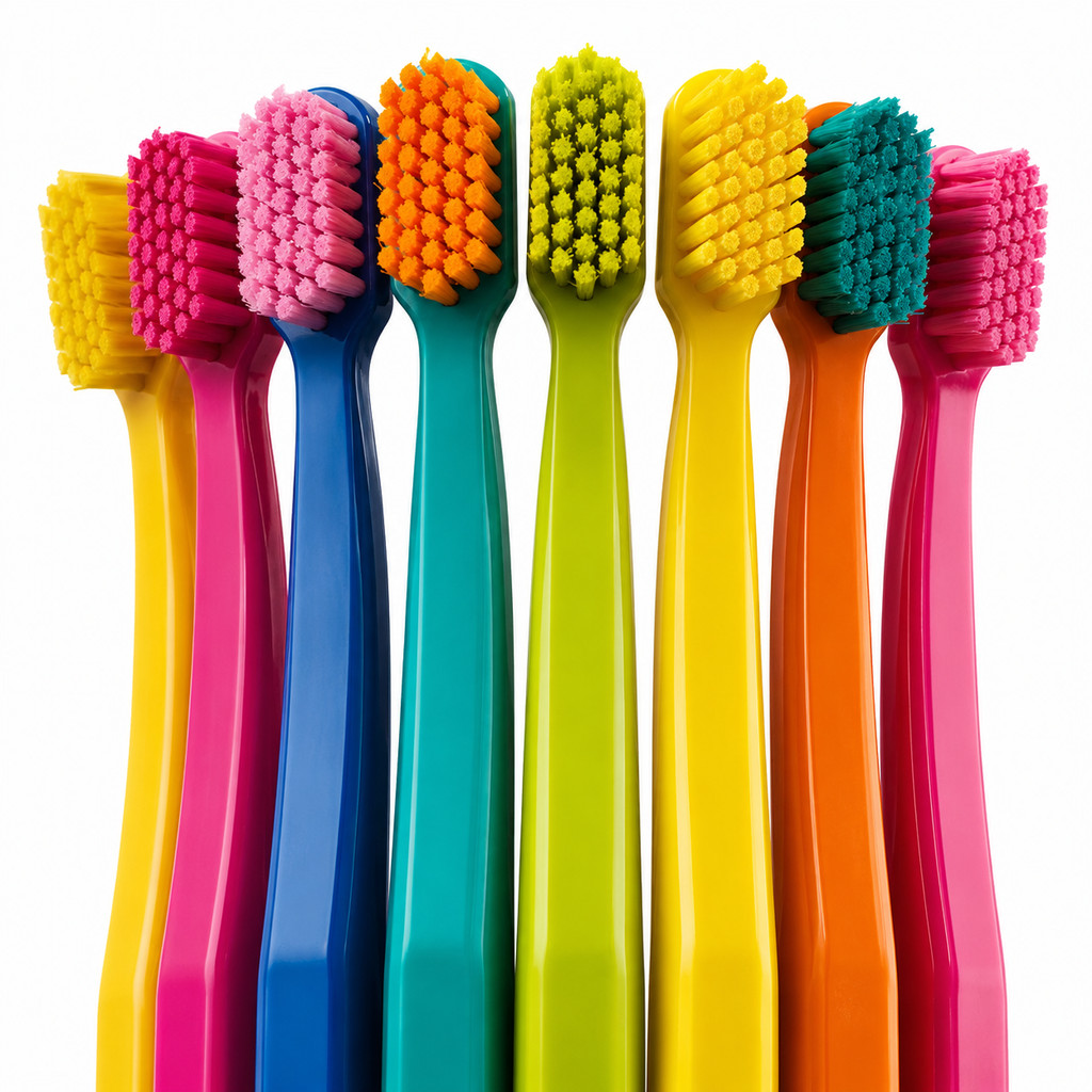 5 Peças Escovas Dental Extra Macias e Finas Cores Sortidas similiar Curaprox