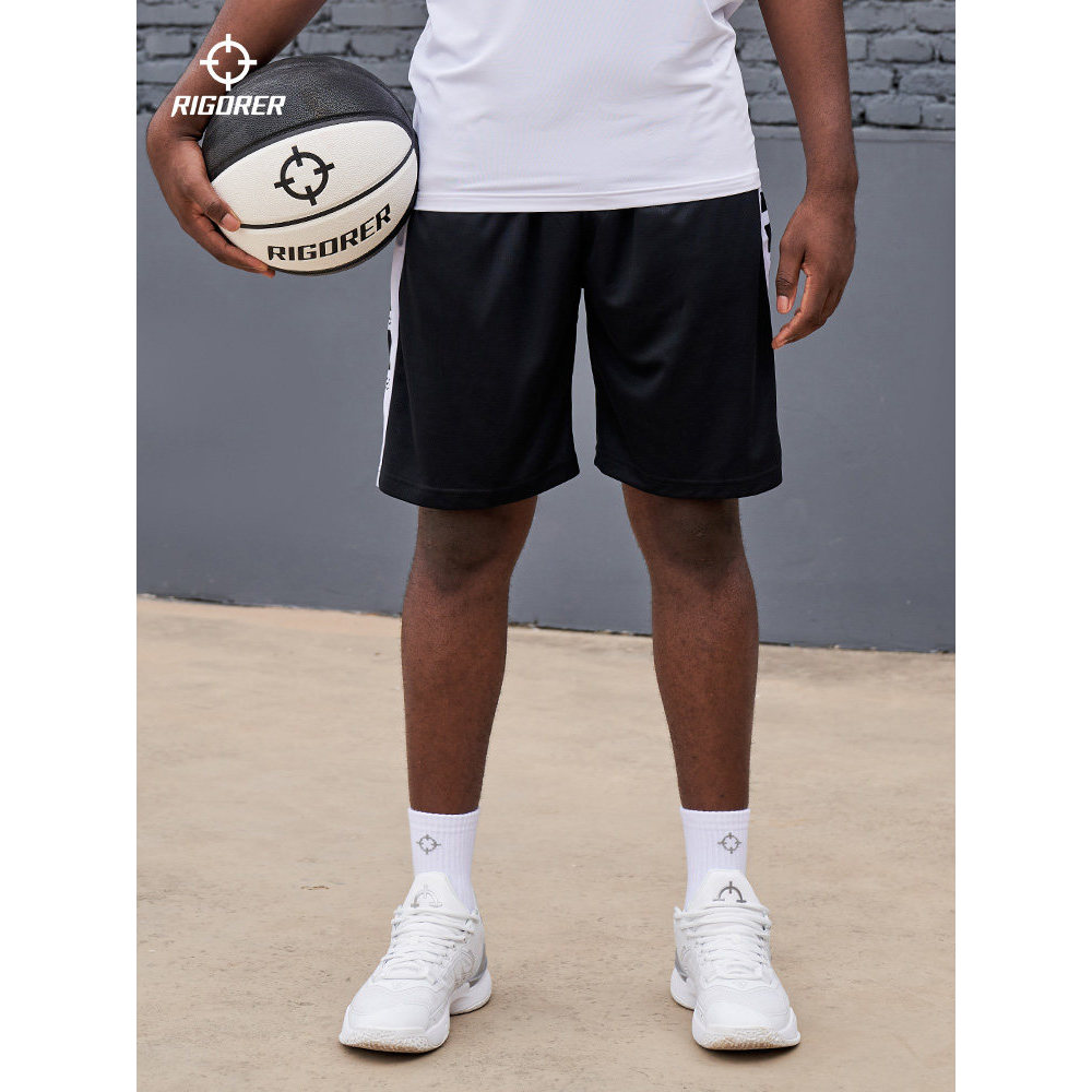 Calças de basquete padrão dos homens verão basquete correndo treinamento Fitness lazer esportes calças de cinco pontos s