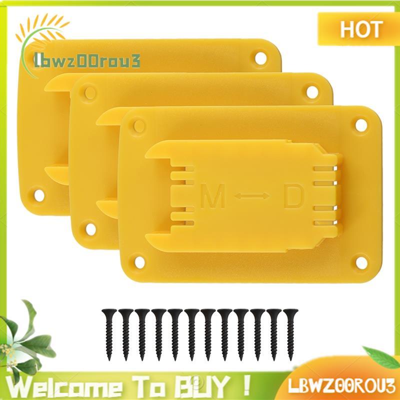3 Pacotes De Montagem De Ferramentas Para Broca 20V 12V Adequada Cabide De Suporte De Ferramenta (Lote Amarelo De 3)