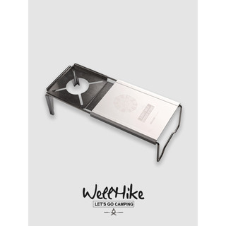 WELLHIKE luz selvagem aranha fogão Rack de acampamento ao ar livre barra água fervente Mini dobrável pequena mesa adequa