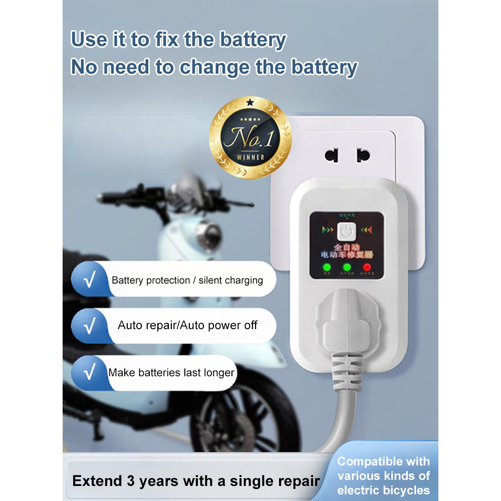 [Cuidado Da Bateria] Bộ Phục Hồi Pin Xung Thông Minh/Reparador De Baterias/Para Veículos/Carros/Motos