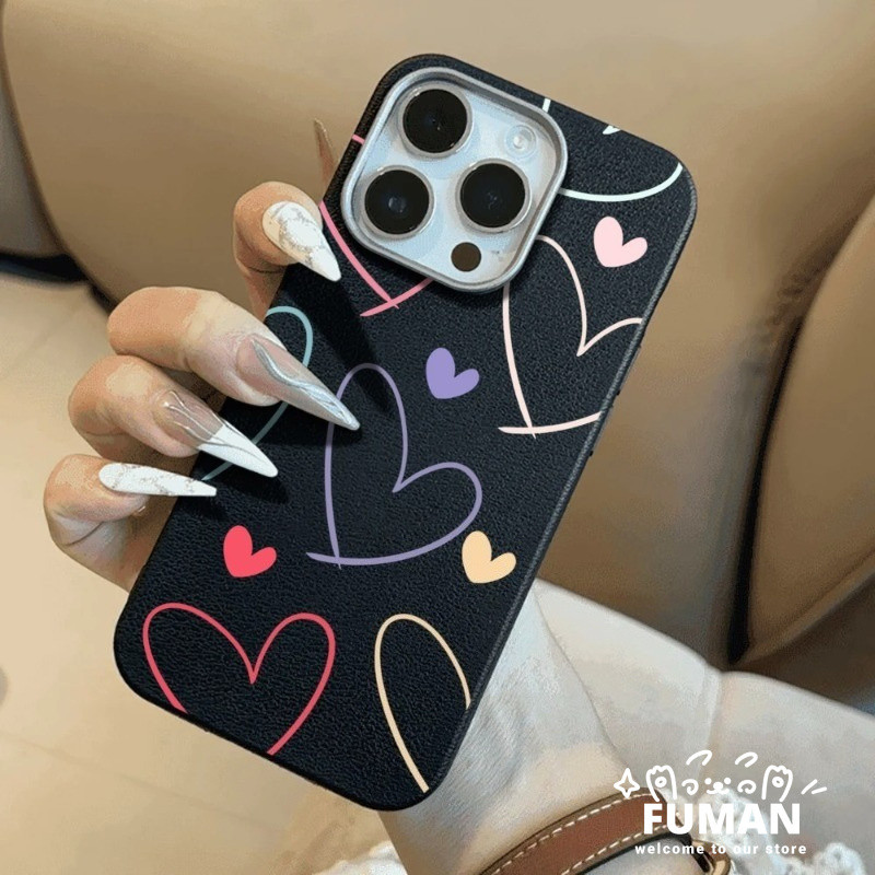 Capa De Telefone Com Coração Colorido Fofo Para Samsung Galaxy A57 A56 F56 M56 A55 A54 A53 A52S A51 A50S A73 A72 A71 F42
