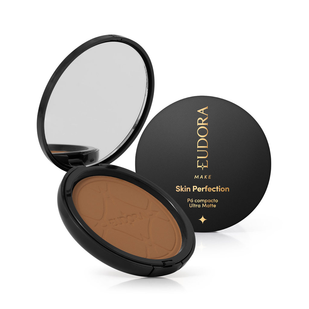 Pó Compacto Ultra Matte Eudora Make Perfect Skin Cor 325 10g
