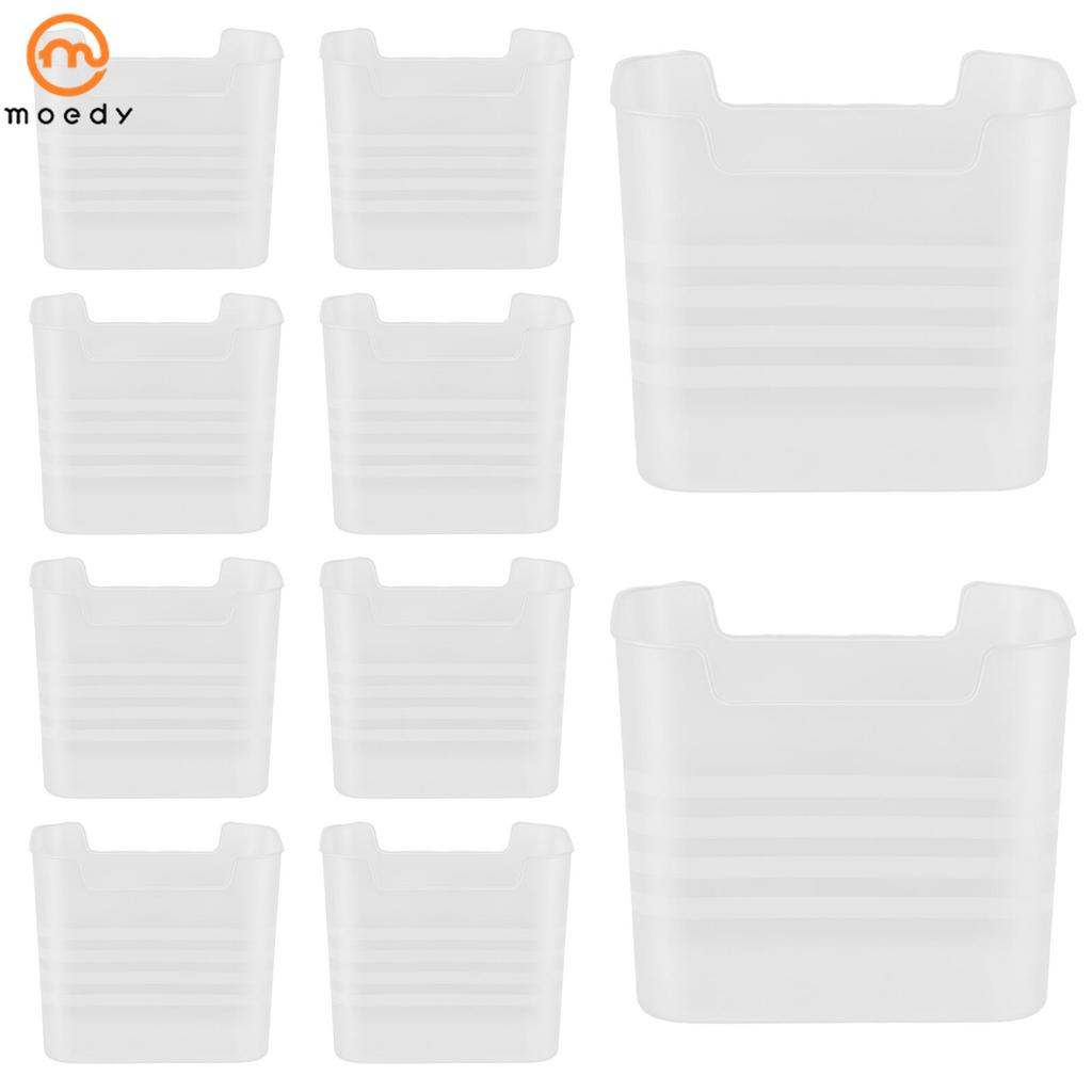 10 Pçs Geladeira Porta Lateral Recipiente De Armazenamento Organizador Caixa Para Alimentos Tempero Condimento Frutas Al