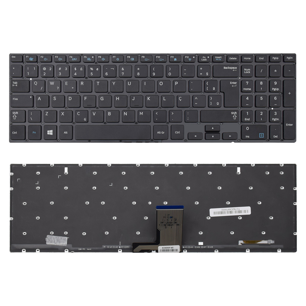 Teclado para Notebook Samsung Ativ Book 6 NP670Z5E-XD1BR