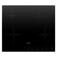Cooktop Elétrico Midea CCB40P2 4 Bocas Vitrocerâmico Preto com Painel Digital 220V