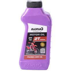 Óleo Para Moto 2T API TC Mineral Radnaq 500ml