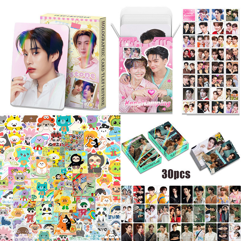 JimmySea Daouoffroad Tlefirstone Photocard Coleças GMMTV KengNamping Diy Adesivo Apresenta ZKDV VITU