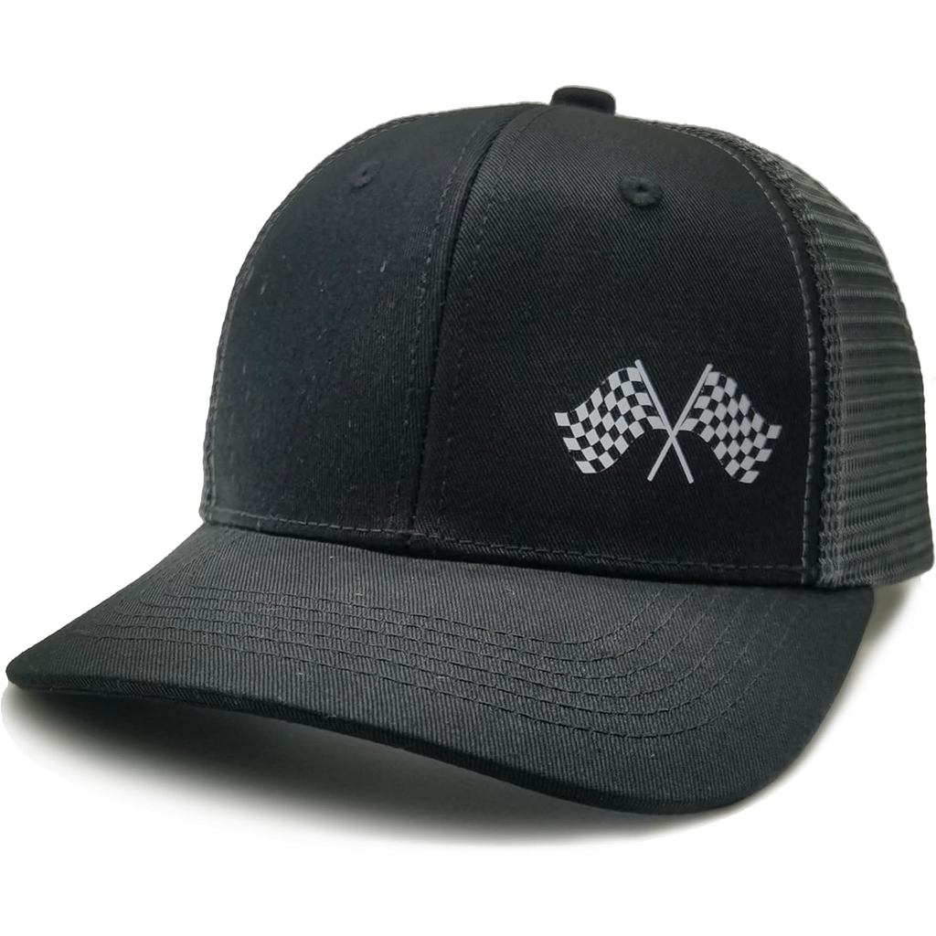 Bonés de Corrida para Homens, Bonés de Beisebol de Corrida, Presente para Fãs de Carros de Corrida, Boné Trucker Ajustáv