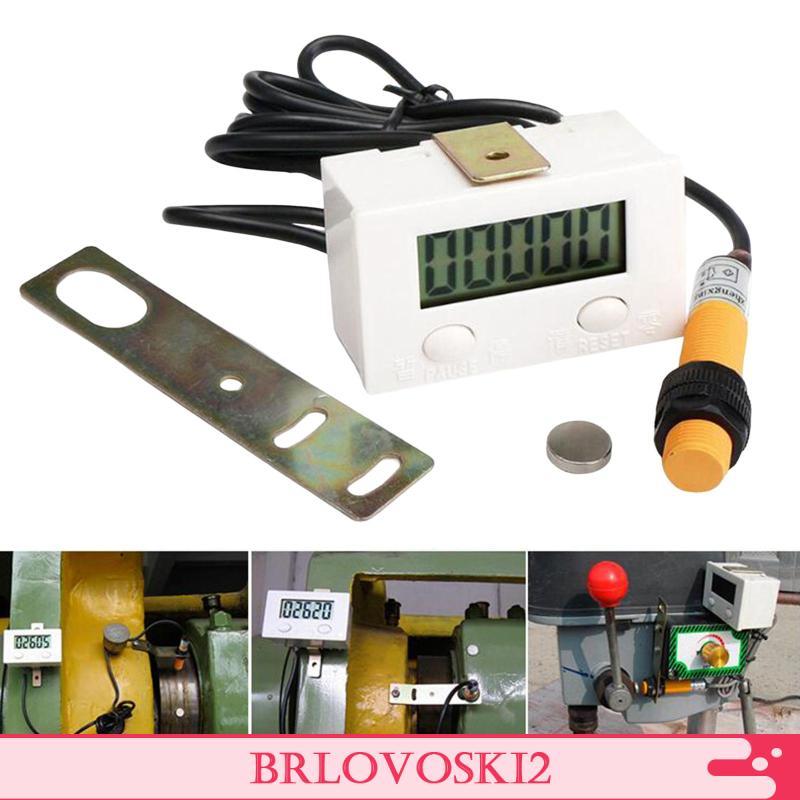 [Brlovoski2] Contador De Display Digital ABS Medidor De Indução Magnética De Plástico Eletrônico Industrial Para Monitor