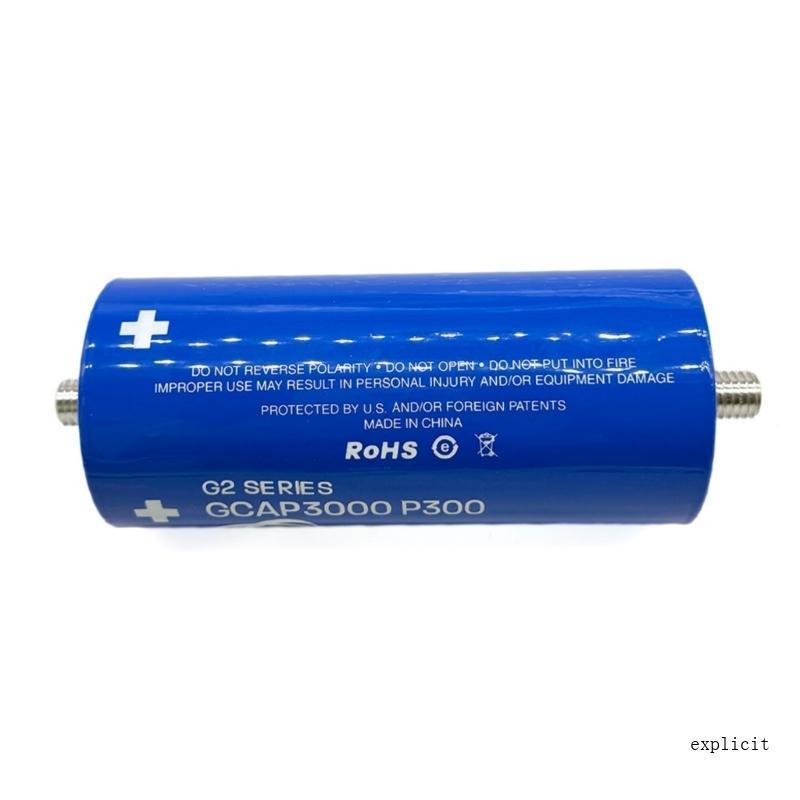 Exp Super Capacitores 3000F 3V Pack Ultracapacitores Resistentes À Temperatura Para Potência Híbrida