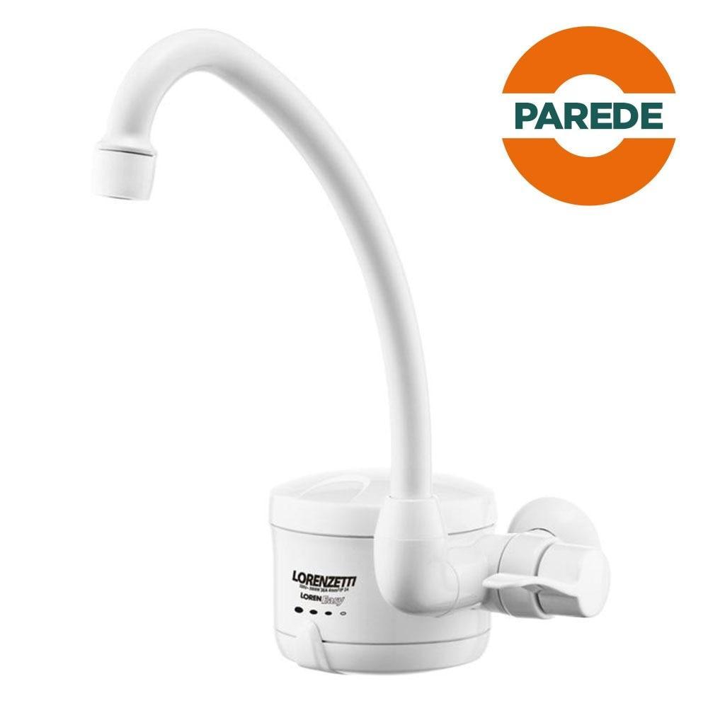 Torneira Elétrica de Parede Lorenzetti Easy, 5500 Watts