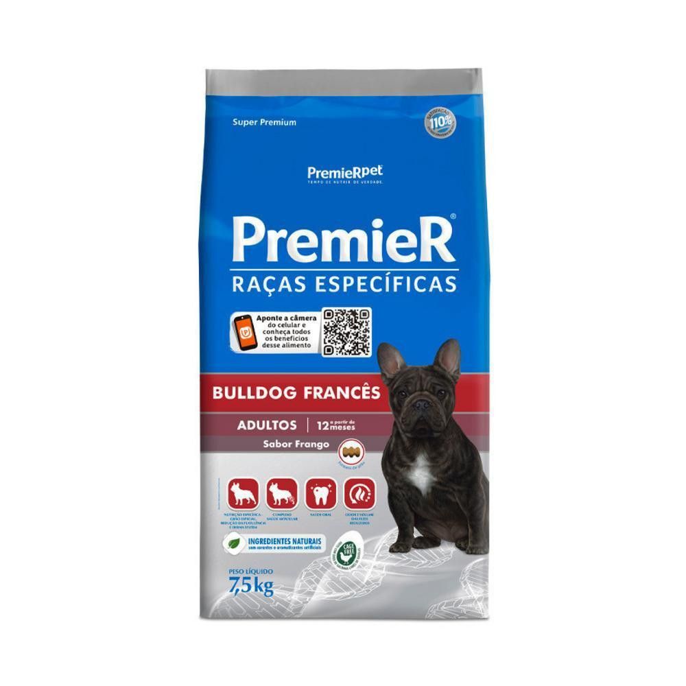 Ração Premier Raças Específicas Cães Bulldog Francês Adultos 2.5kg