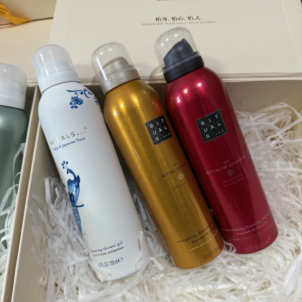Rituals Rituals Amsterdam Espuma de Lavagem Corporal Flor de Cerejeira Fu Neng Mousse Fragrância Sabonete Líquido 200ml