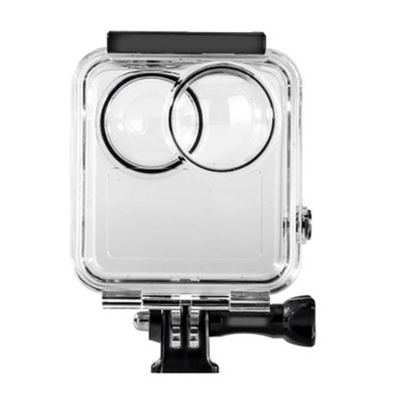 Para Gopro Max 360 ° Caso À Prova Dwaterproof Água Acessórios Mergulho Subaquático Habitação Proteção Capa Quadro Ação C