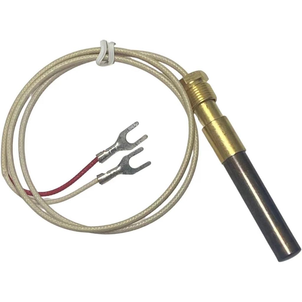 Termopila de 24" 750mv para Aquecedor Heat Glo, Substituição de Termopila para Lareiras e Acessórios para Lareiras e Fog