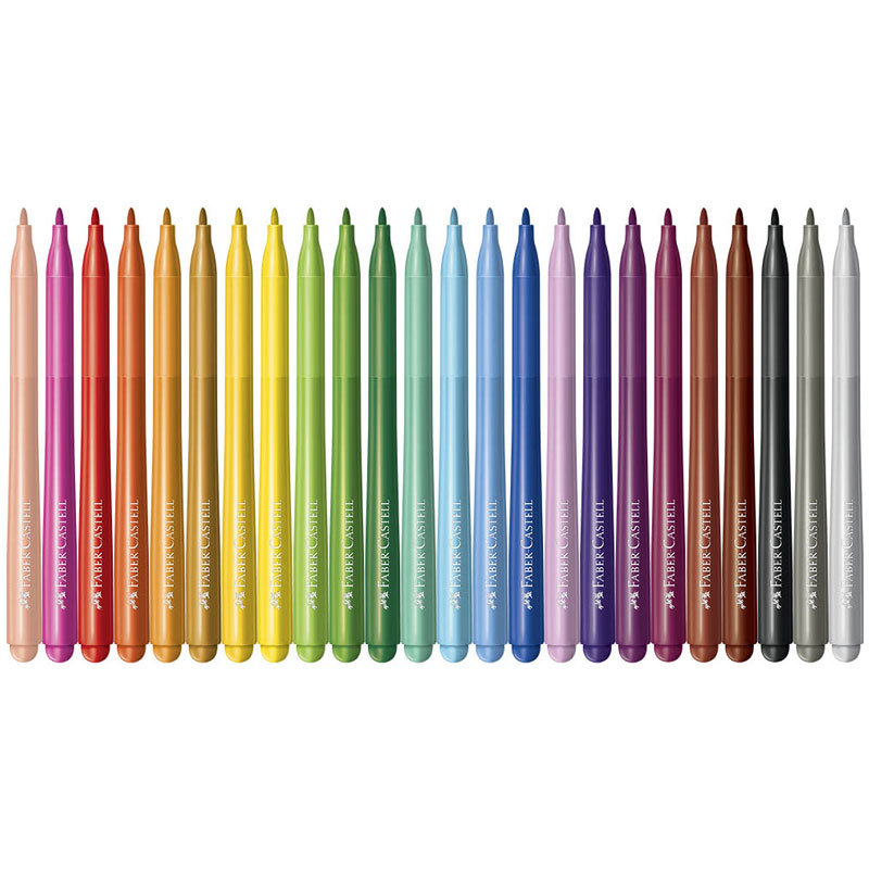 Caneta hidrográfica Vai e Vem 24 cores 150124VVZF/555423 Faber-Castell · foto 2