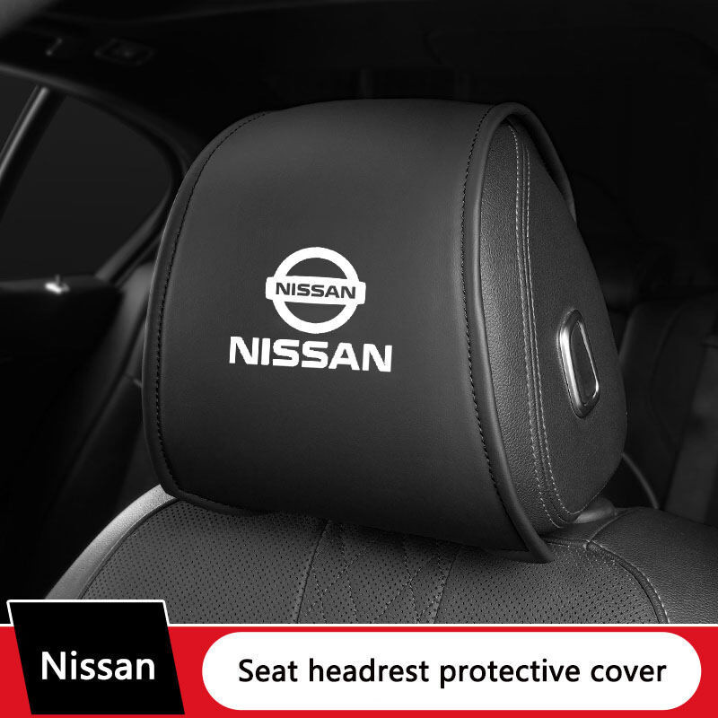Adequado para Almera Sylphy Juke Xtrail Terra Navara Capa de Almofada Protetora para Encosto de Cabeça Capa Protetora co
