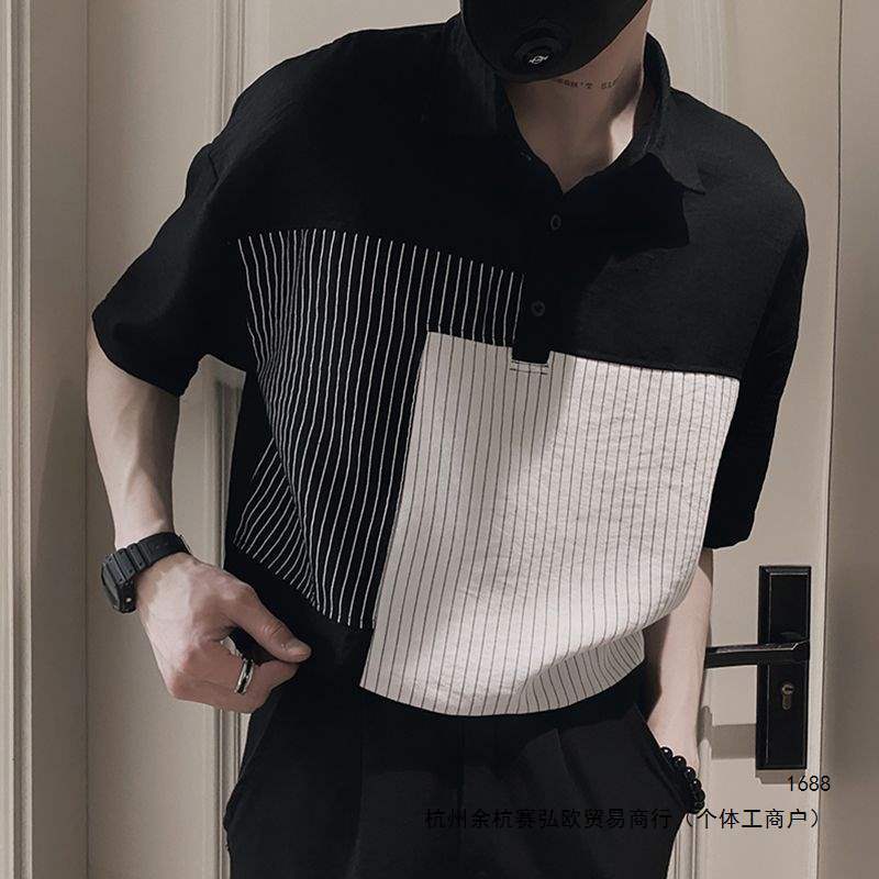 Meninos camisa polo de manga curta camiseta masculina verão lapela roupas superiores roupas masculinas 2026 novo estilo