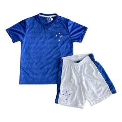 Conjunto Infantil Cruzeiro Ec - Shorts E Camisa Oficial