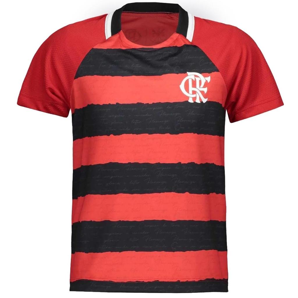 Camiseta Infantil Flamengo Manto - Vermelho