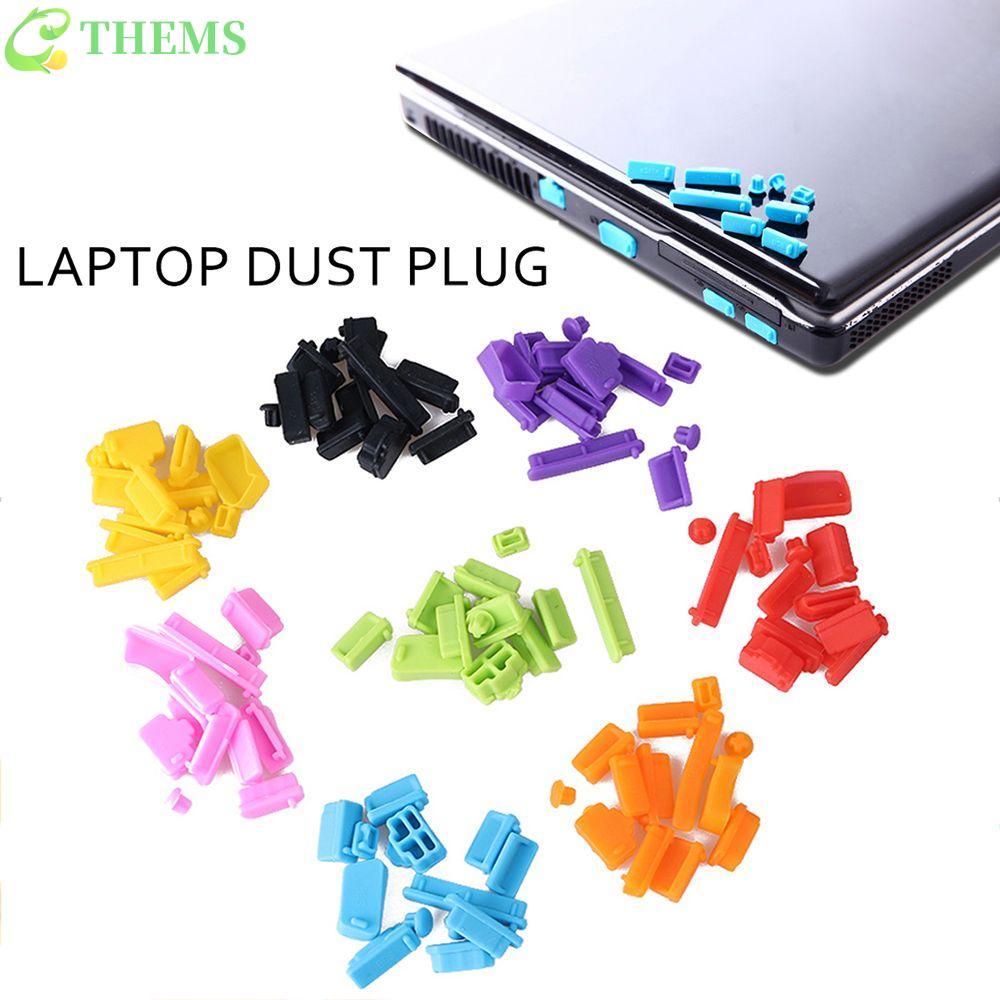 THEMS Anti-Poeira Plug Acessórios De Proteção Para Computador Laptop PC Tablet Porta USB Capa De Silicone À Prova De
