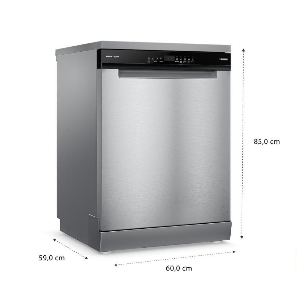 Lava Louças Brastemp BLF60AR 14 Serviços Inox com Smart Sensor 110V · foto 2