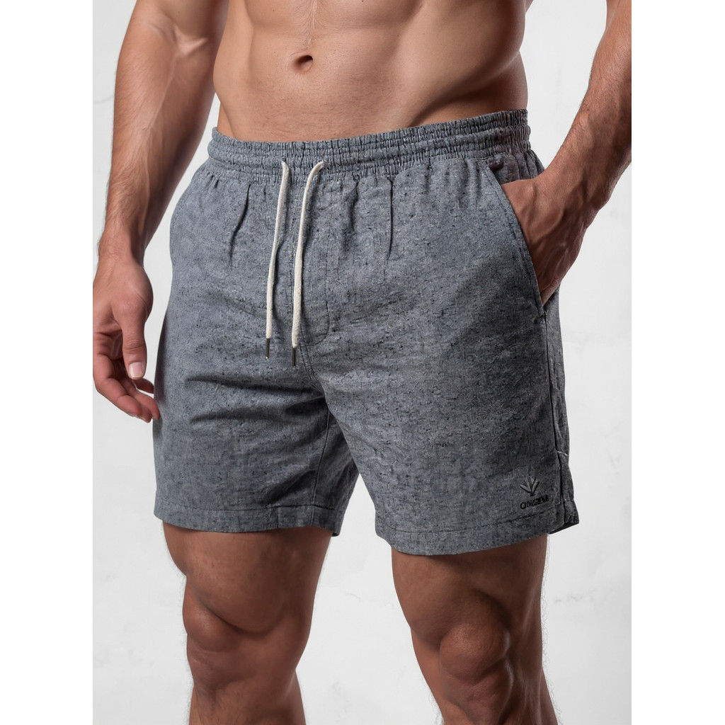 Kit 3 Bermudas Masculinas Linho Elastano Praiana Confortável Verão — Magazine NP