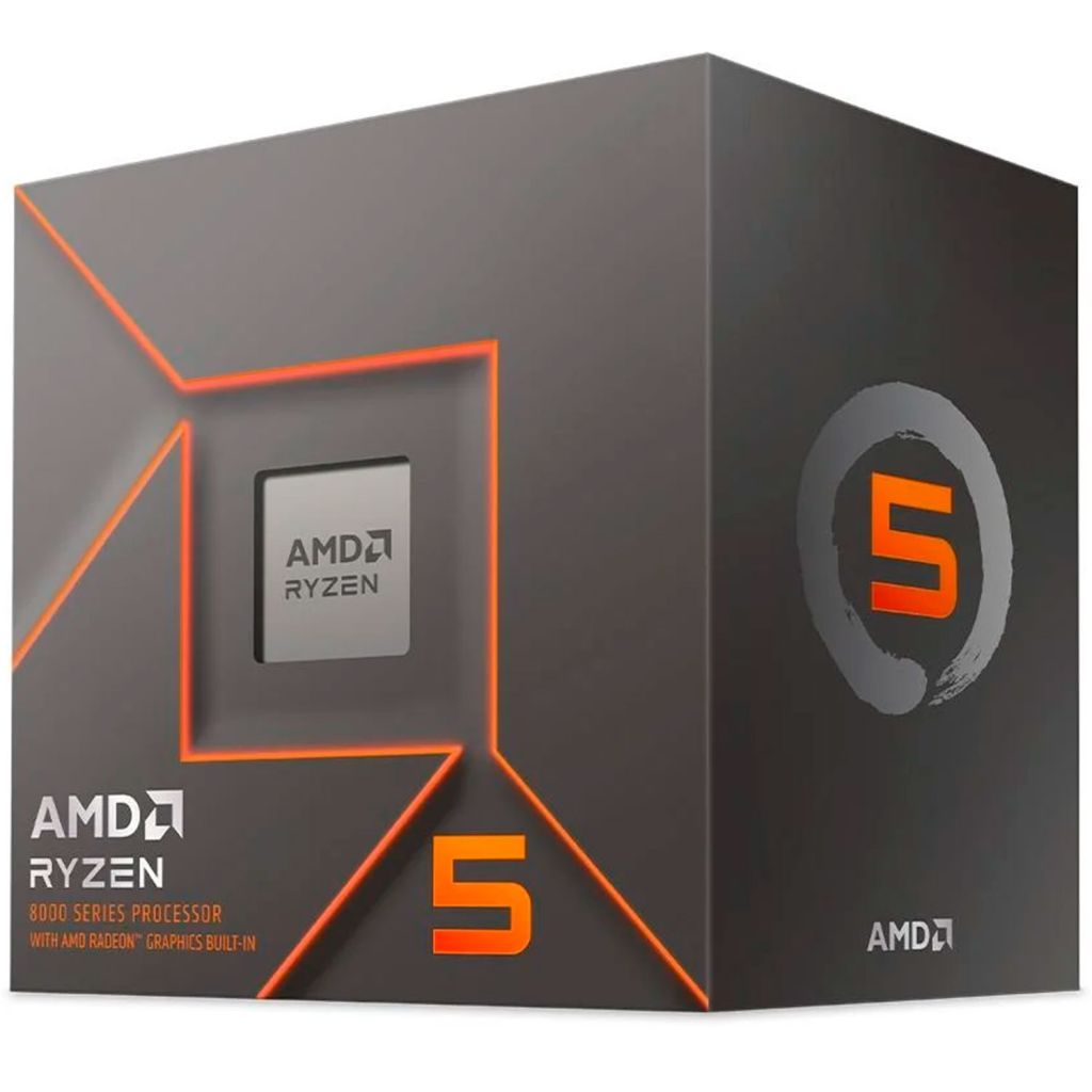 Processador AMD Ryzen 5 8500G, 3.5GHz (5.0GHz Turbo), AM5, Cache 22MB, Vídeo Integrado Radeon 740M 