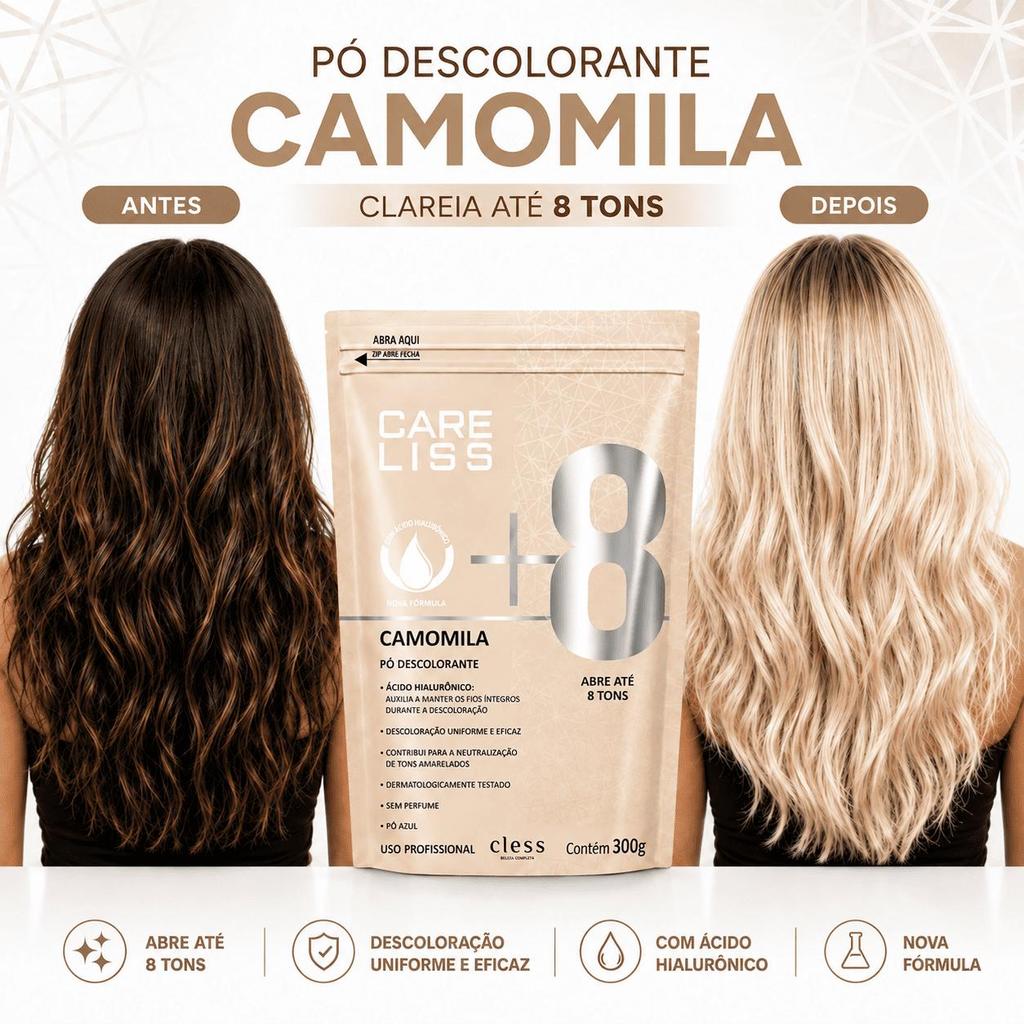 Pó Descolorante Capilar Camomila Care Liss 20g — imagem 2 de 2