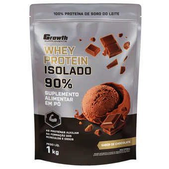 Whey Protein Isolado 1kg Growth Supplements