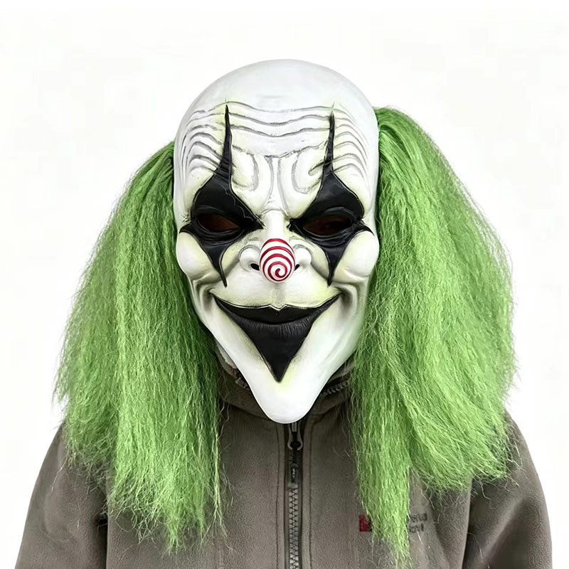 Halloween COS vestir-se máscara de látex palhaço/vô/Zombie/vala variedade Horror chapelaria festa adereços complicados
