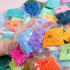 1000 Peças/Pacote 2.6mm Perler Fusível Contas Hama Para DIY Artesanato Presente Decoração Casa Quebra-Cabeça