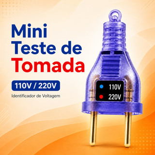 Chaveiro Teste Identificador Tensão Voltagem 110/220v Tomada