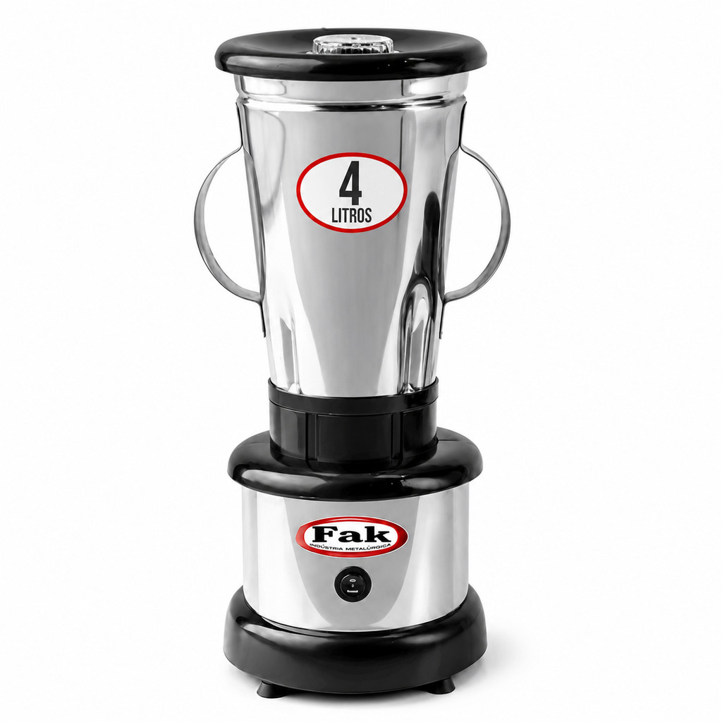 Liquidificador Profissional Industrial 4 Litros De Alta Rotação Inox