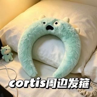 Coreia coreia cortis mercadoria pequeno monstro de pelúcia bandana acessórios para o cabelo decoração de alto valor meni