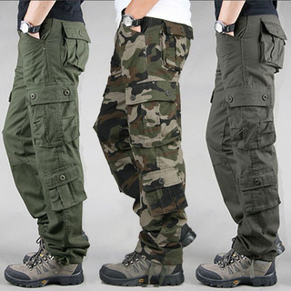Novas calças de trabalho masculinas estilo outdoor 2025, com múltiplos bolsos, resistentes e duráveis, calças casuais de