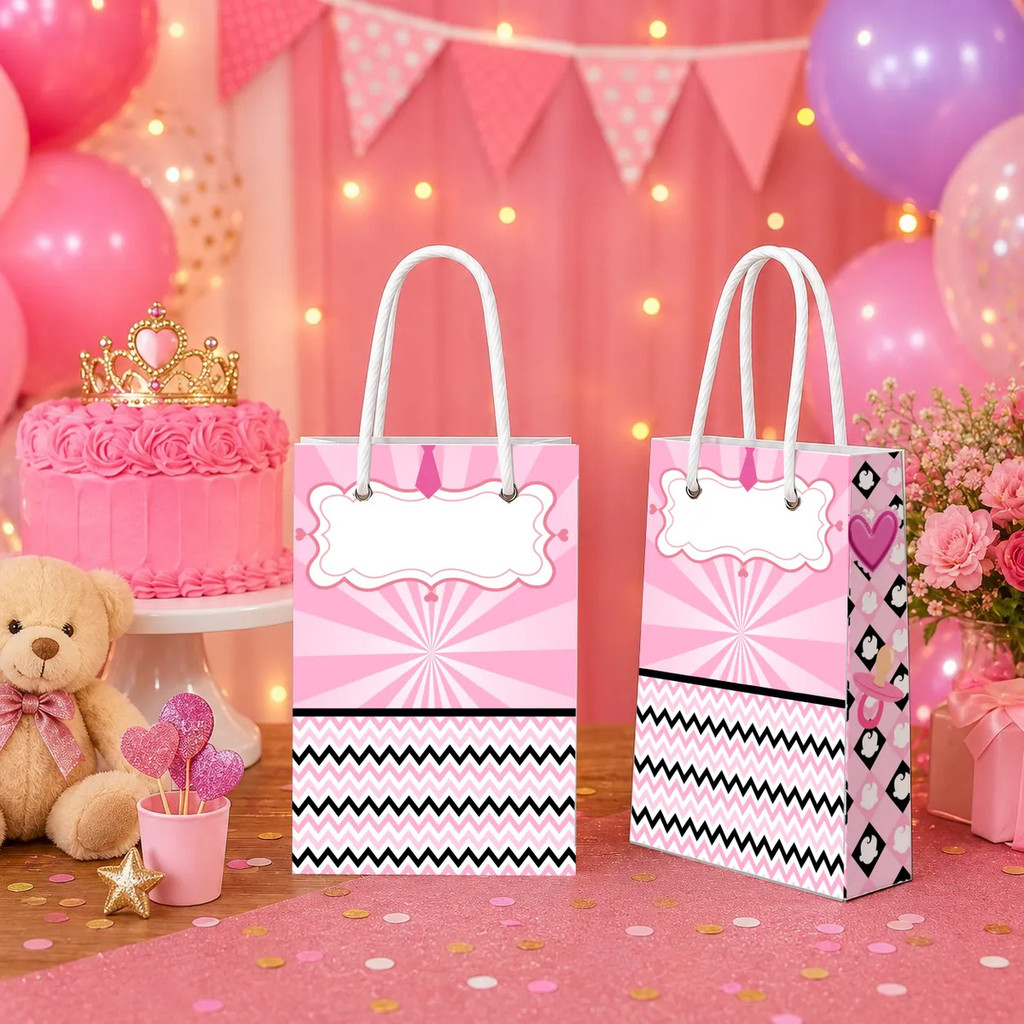 Sacolinhas Surpresa Personalizadas Poderosa Chefinha Lembrancinha Aniversário Festa Infantil Com Nome e Idade
