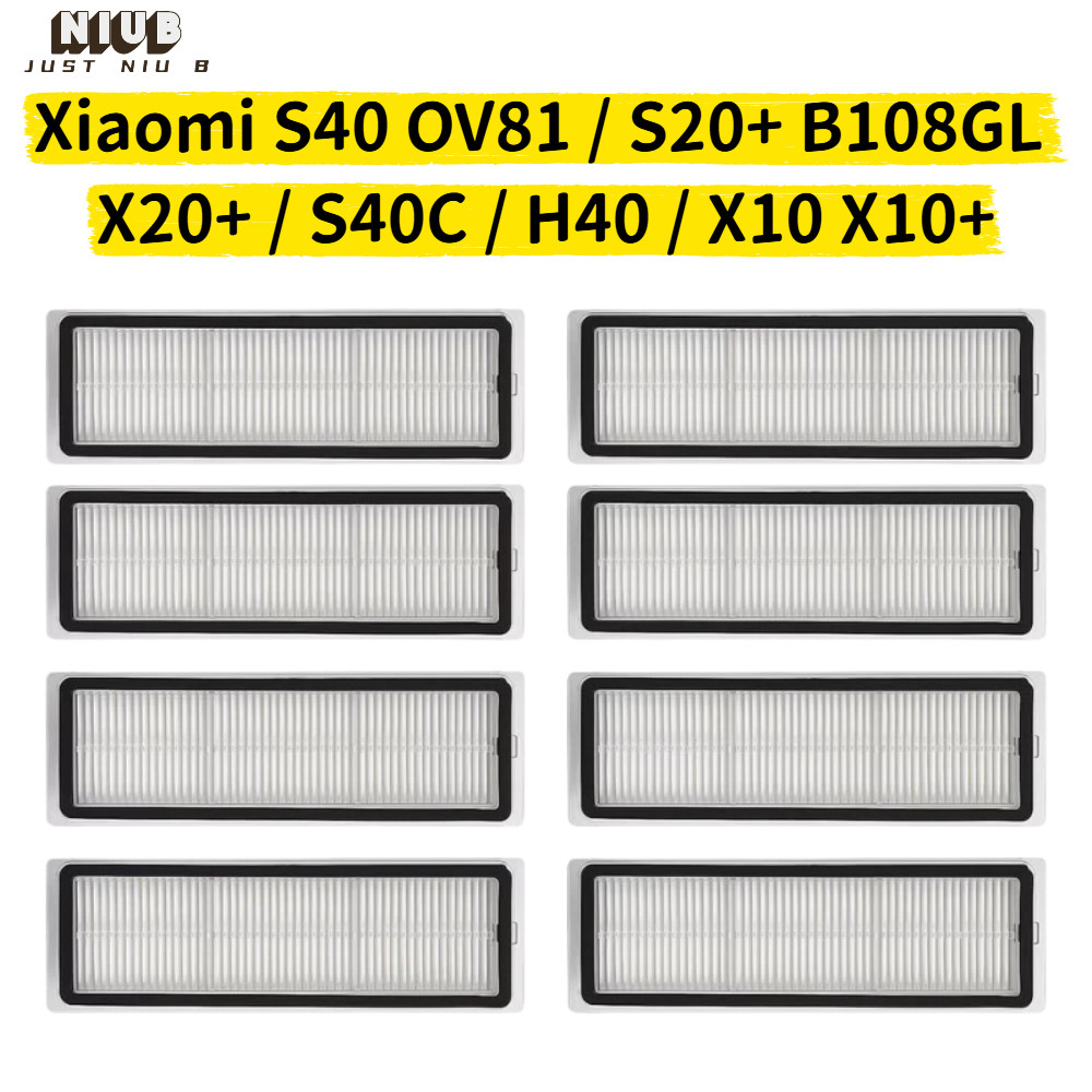 Filtro HEPA Para Xiaomi S40 OV81 S20 + X20 + S40C H40 S10 + X10 Robô Aspirador De Pó Peças