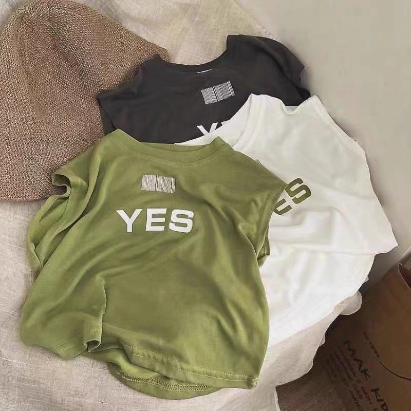 100% algodão crianças colete sem mangas camiseta 2025 novo estilo verão meninos meninas versão coreana All-Match Casual 