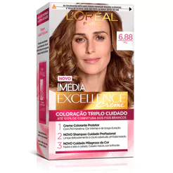 Kit Tintura Imédia Excellence L'Oréal Mel 6.88