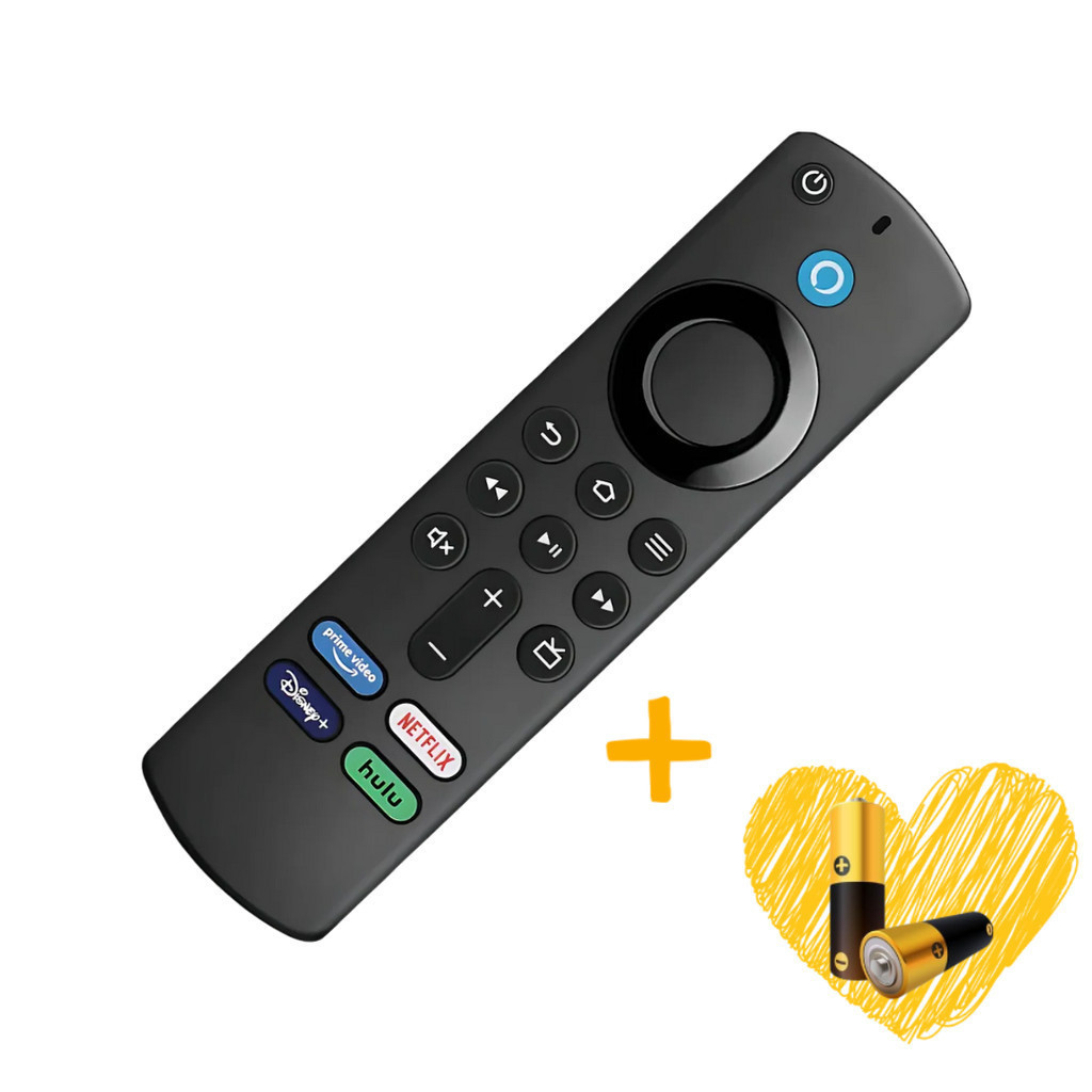 Controle Amazon Fire TV Stick com Comando de Voz + Pilhas