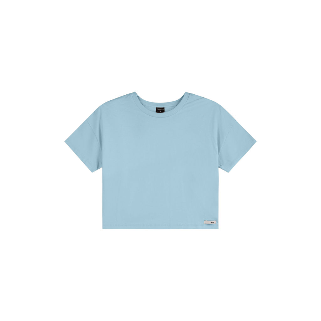 Blusa Juvenil Menina Meia Malha Básica Beats Azul